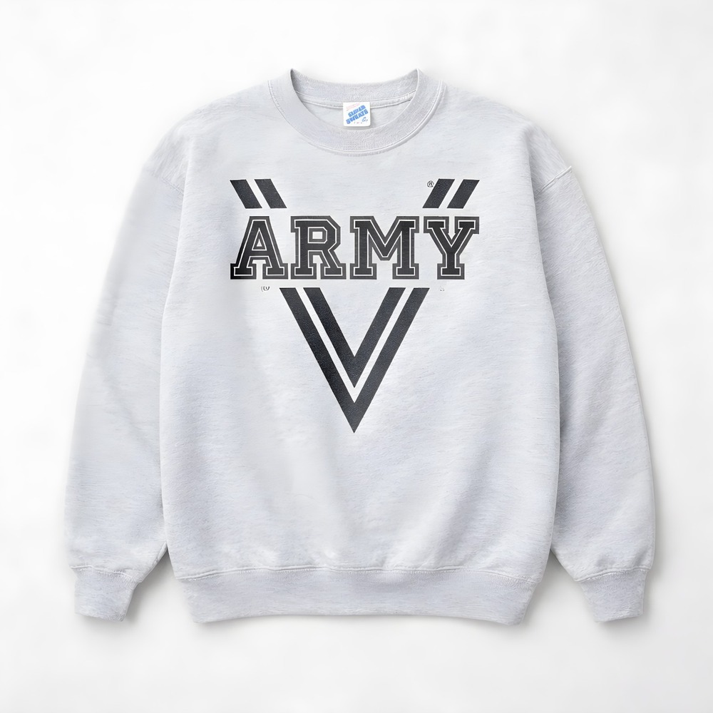 Vintage US Army PT Cotton Blend Jerzees Super Sweats Sweatshirt Size Medium